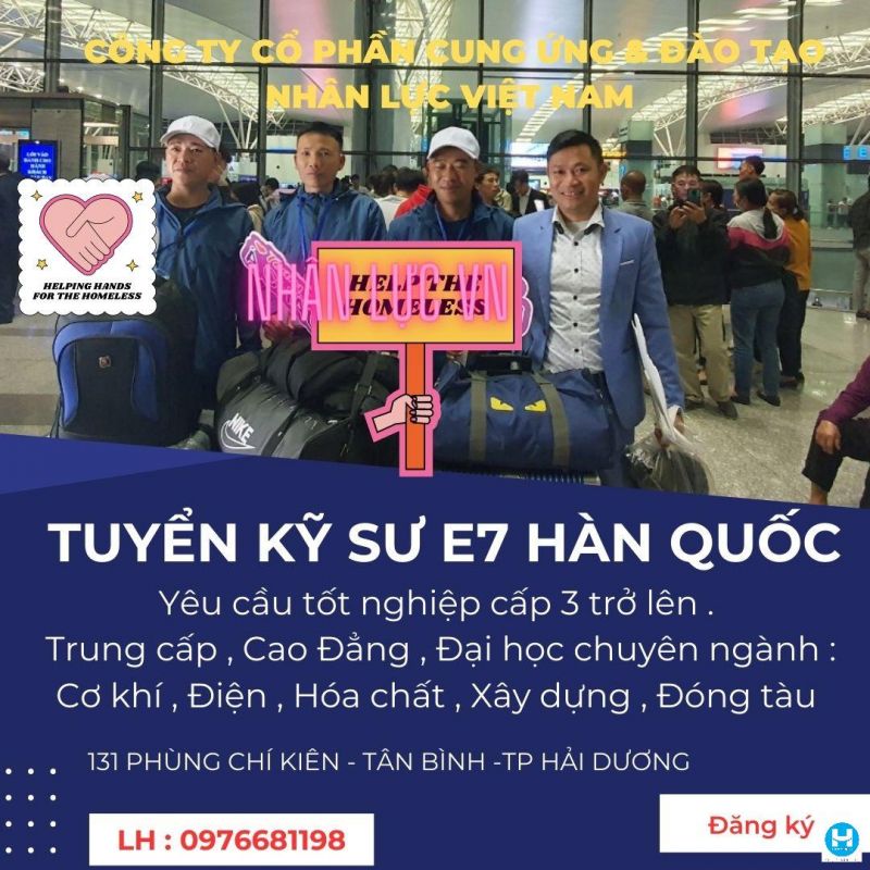 Kỹ Sư E-7 ĐỊNH CƯ HÀN QUỐC LẤY CẢ NAM VÀ NỮ